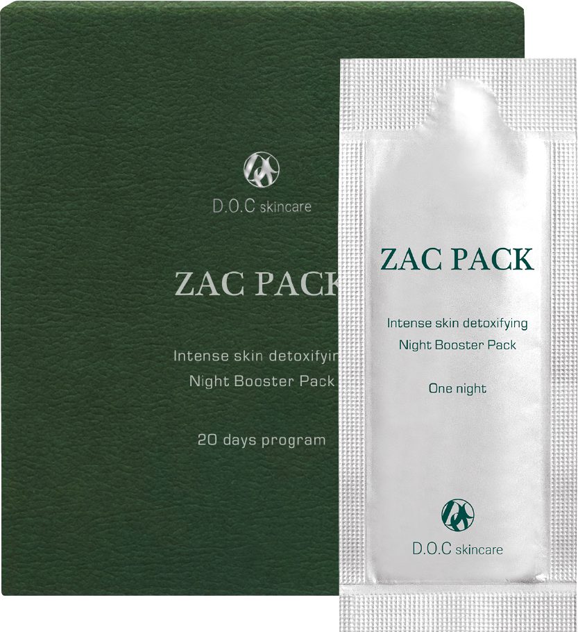 ZAC PACK｜DOC Skincare｜肌のチカラを高め、肌を育む。自宅でできる高 